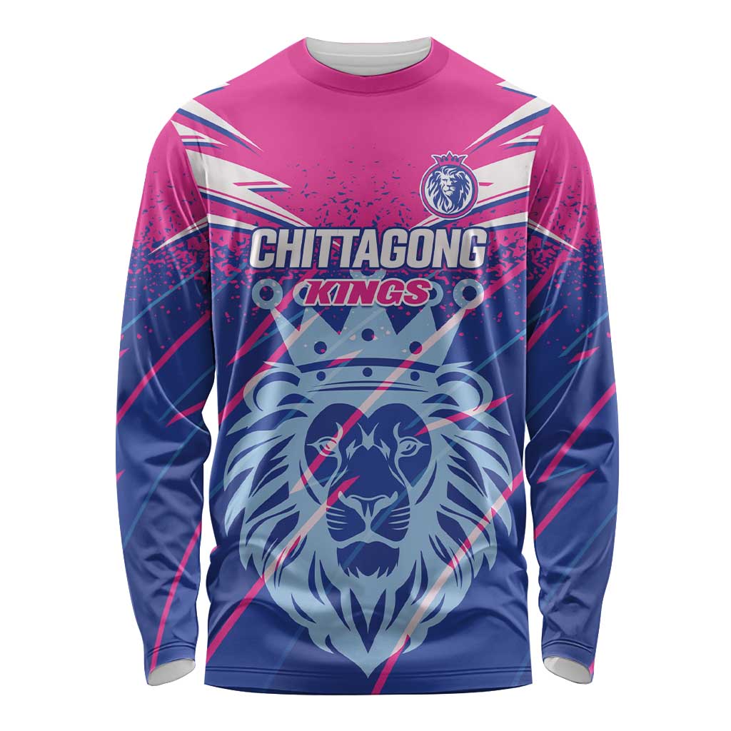 Custom Chittagong Cricket Long Sleeve Shirt Faith Honour Strength - Wonder Print Shop