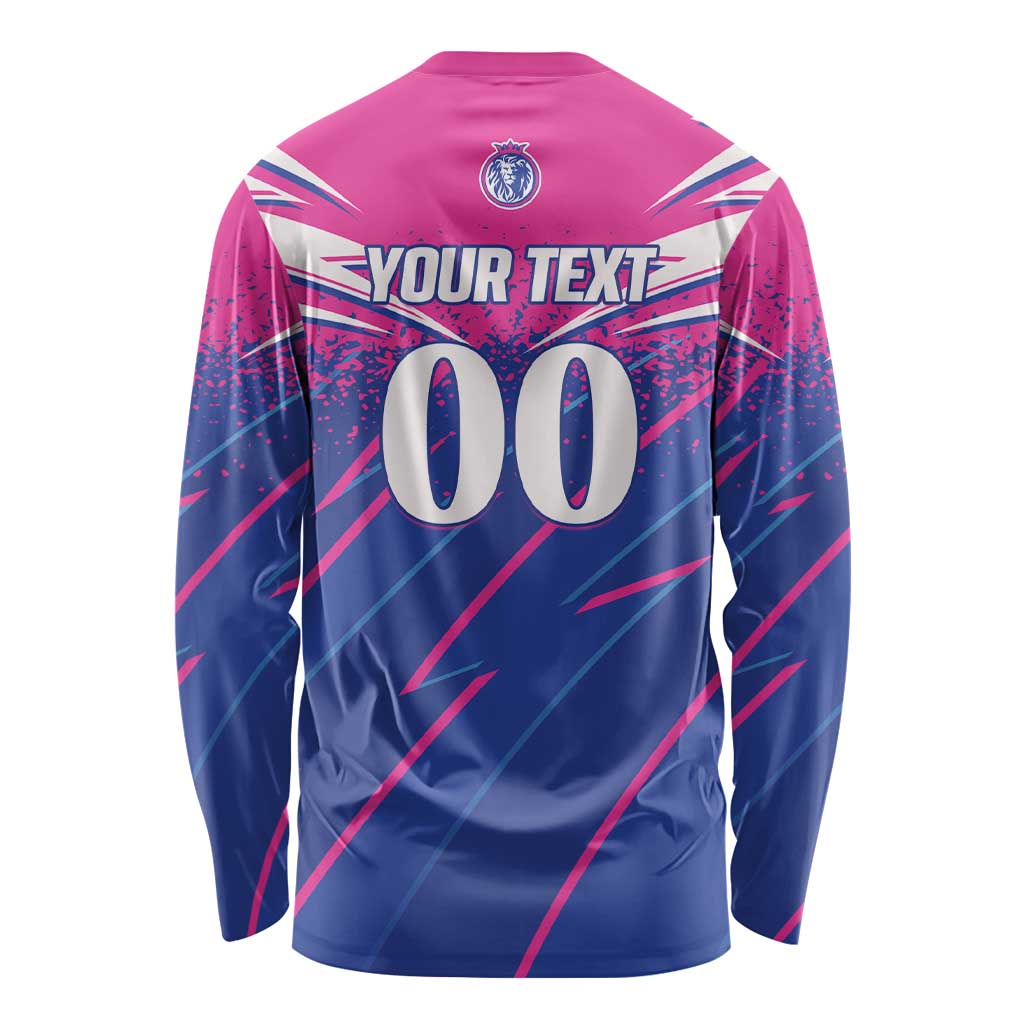 Custom Chittagong Cricket Long Sleeve Shirt Faith Honour Strength - Wonder Print Shop