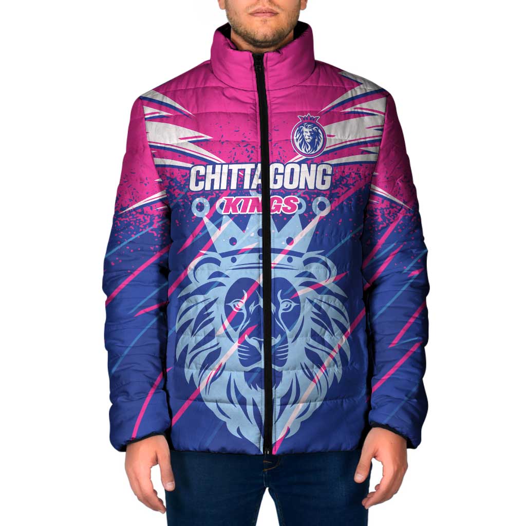Custom Chittagong Cricket Padded Jacket Faith Honour Strength - Wonder Print Shop
