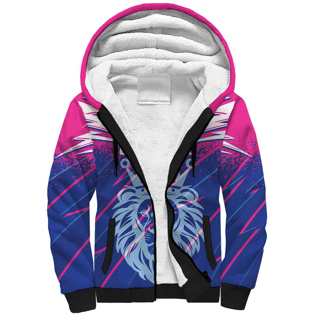 Custom Chittagong Cricket Sherpa Hoodie Faith Honour Strength - Wonder Print Shop