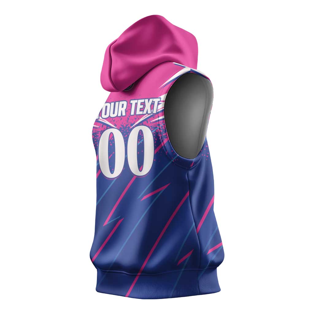 Custom Chittagong Cricket Sleeveless Hoodie Faith Honour Strength - Wonder Print Shop