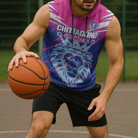 Custom Chittagong Cricket Sleeveless Hoodie Faith Honour Strength - Wonder Print Shop