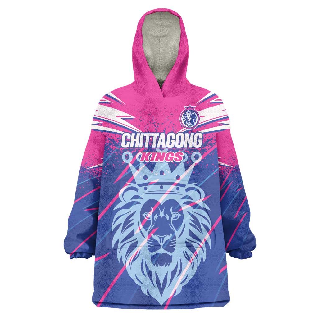 Custom Chittagong Cricket Wearable Blanket Hoodie Faith Honour Strength - Wonder Print Shop