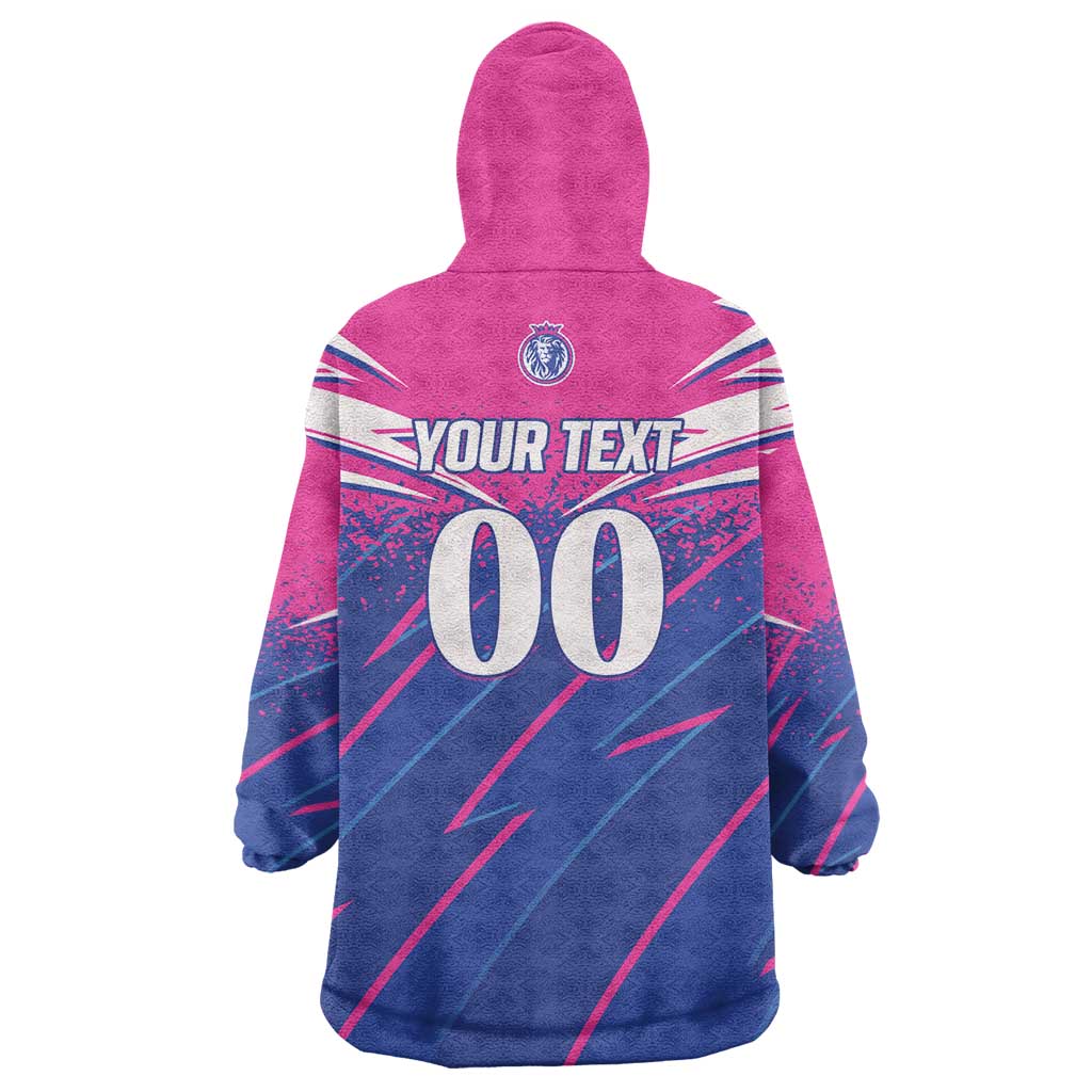 Custom Chittagong Cricket Wearable Blanket Hoodie Faith Honour Strength - Wonder Print Shop