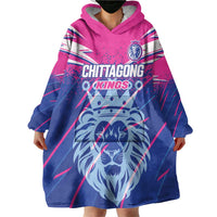 Custom Chittagong Cricket Wearable Blanket Hoodie Faith Honour Strength - Wonder Print Shop