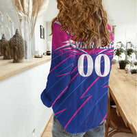 Custom Chittagong Cricket Women Casual Shirt Faith Honour Strength - Wonder Print Shop