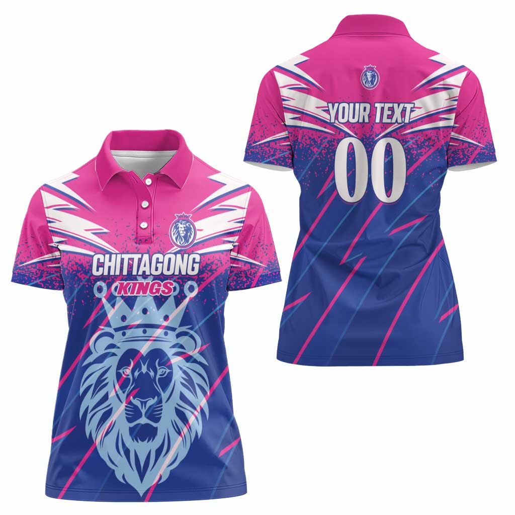 Custom Chittagong Cricket Women Polo Shirt Faith Honour Strength - Wonder Print Shop