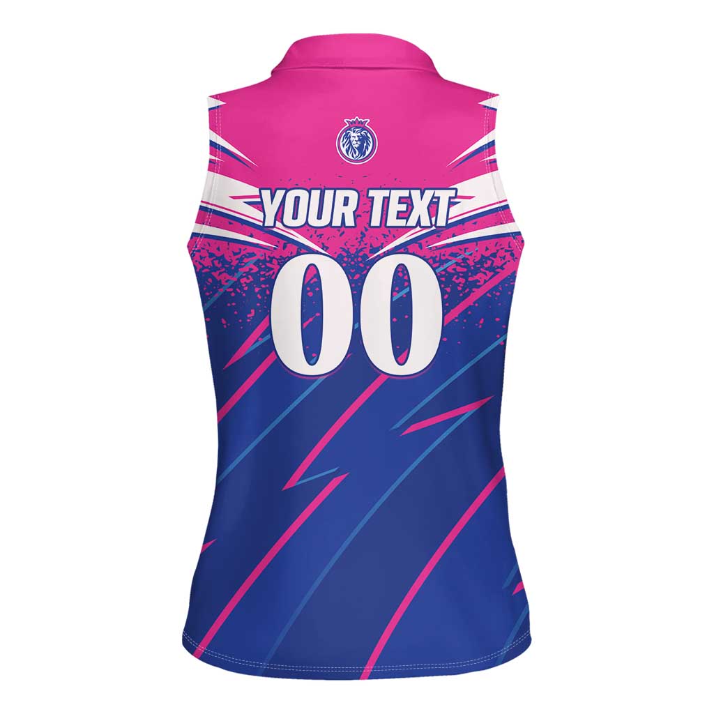 Custom Chittagong Cricket Women Sleeveless Polo Shirt Faith Honour Strength - Wonder Print Shop