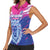 Custom Chittagong Cricket Women Sleeveless Polo Shirt Faith Honour Strength - Wonder Print Shop