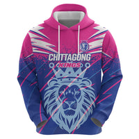 Custom Chittagong Cricket Zip Hoodie Faith Honour Strength - Wonder Print Shop