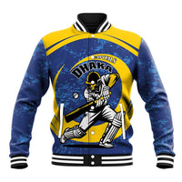Custom Dhaka Cricket Capitals Baseball Jacket Together We Rise - Wonder Print Shop