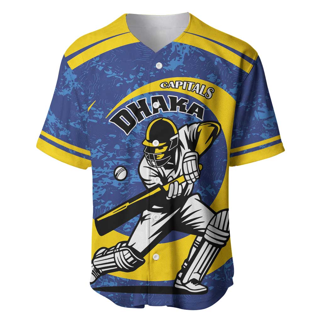 Custom Dhaka Cricket Capitals Baseball Jersey Together We Rise - Wonder Print Shop