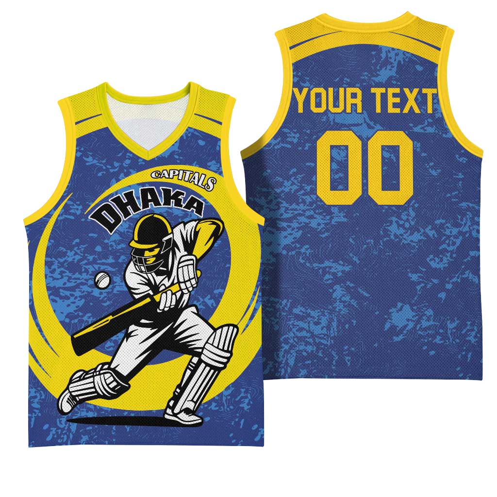 Custom Dhaka Cricket Capitals Basketball Jersey Together We Rise - Wonder Print Shop