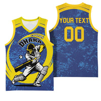 Custom Dhaka Cricket Capitals Basketball Jersey Together We Rise - Wonder Print Shop