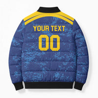 Custom Dhaka Cricket Capitals Bomber Puffer Jacket Together We Rise - Wonder Print Shop