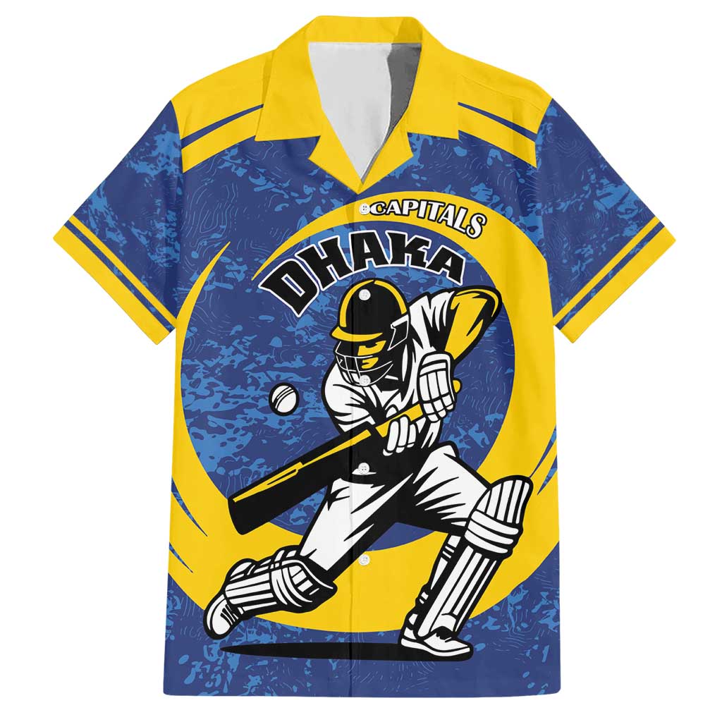 Custom Dhaka Cricket Capitals Hawaiian Shirt Together We Rise - Wonder Print Shop