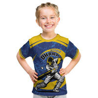 Custom Dhaka Cricket Capitals Kid T Shirt Together We Rise - Wonder Print Shop