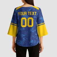 Custom Dhaka Cricket Capitals Kimono Sleeve Blouse Together We Rise - Wonder Print Shop