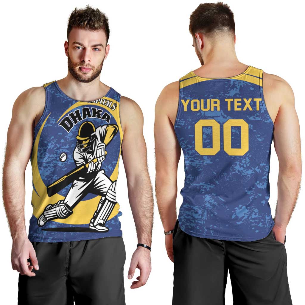 Custom Dhaka Cricket Capitals Men Tank Top Together We Rise - Wonder Print Shop