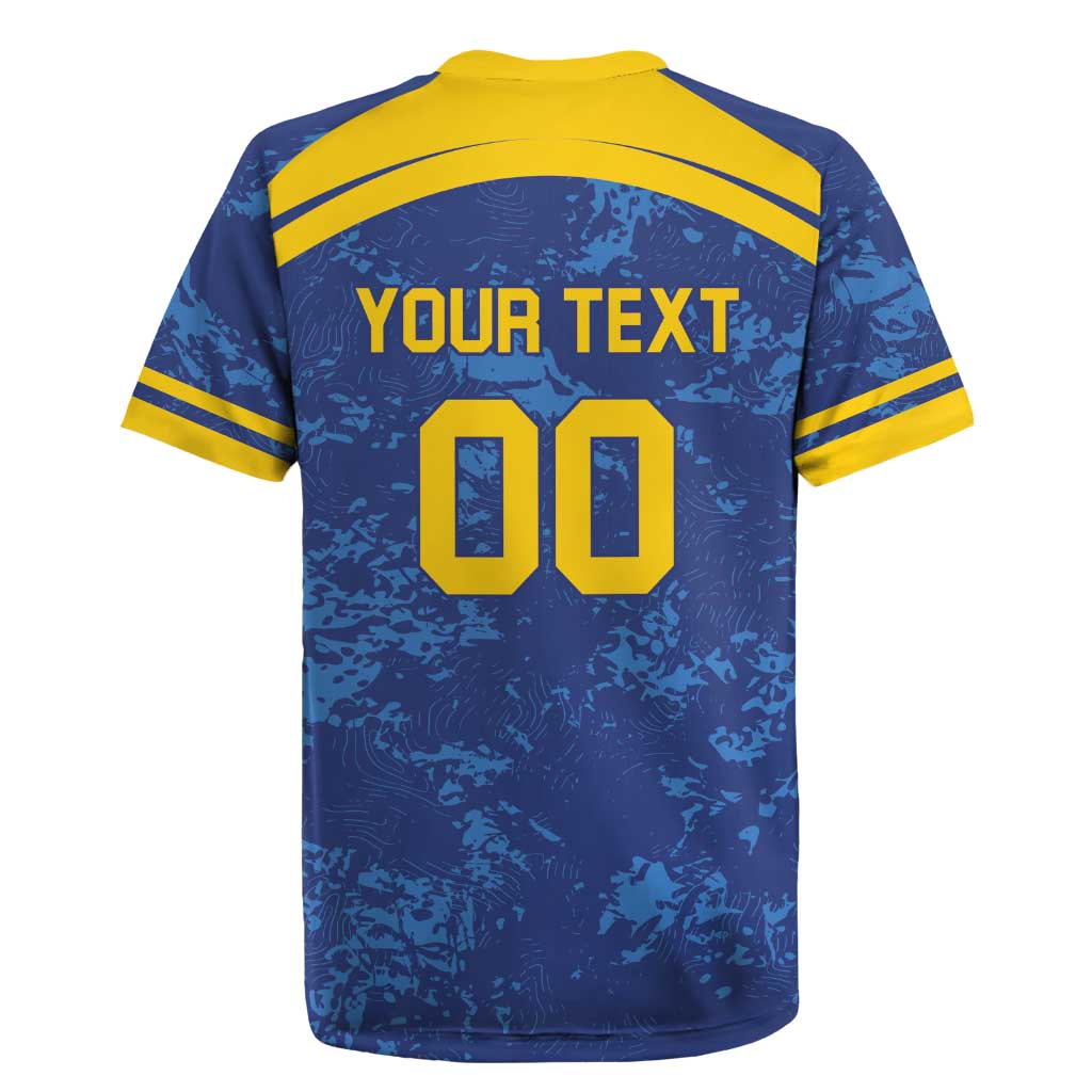 Custom Dhaka Cricket Capitals Rugby Jersey Together We Rise - Wonder Print Shop