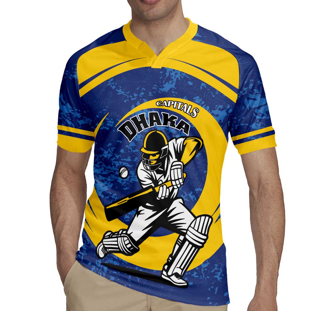 Custom Dhaka Cricket Capitals Rugby Jersey Together We Rise - Wonder Print Shop