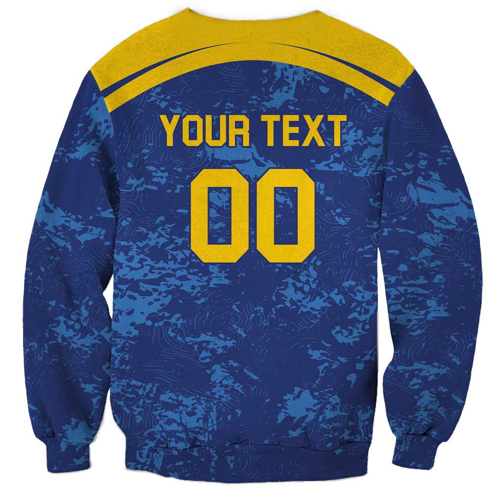 Custom Dhaka Cricket Capitals Sweatshirt Together We Rise - Wonder Print Shop