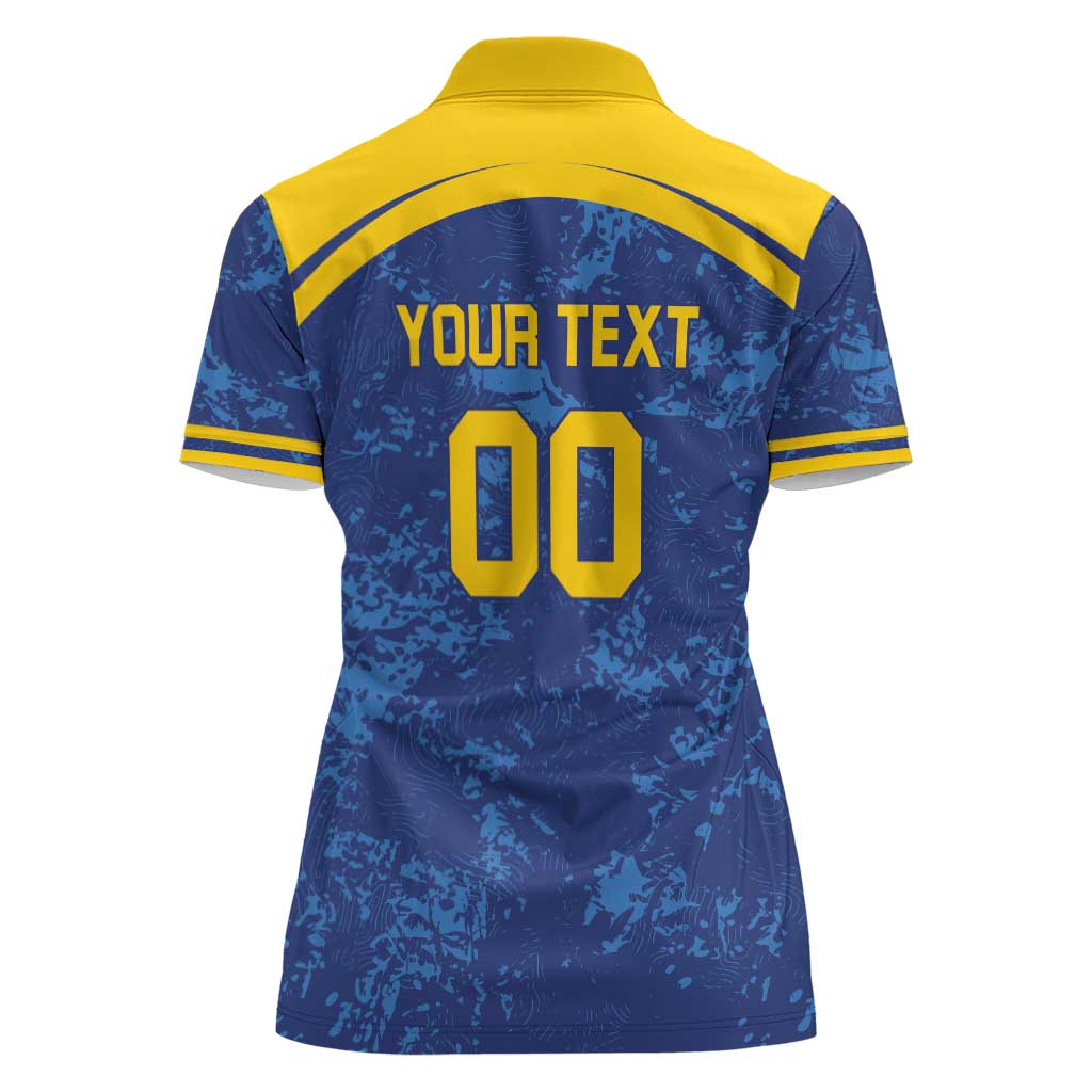 Custom Dhaka Cricket Capitals Women Polo Shirt Together We Rise - Wonder Print Shop