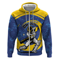Custom Dhaka Cricket Capitals Zip Hoodie Together We Rise - Wonder Print Shop