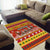 Custom Lithuania Christmas Area Rug Lietuva Santa Claus With Reindeer - Wonder Print Shop