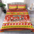Custom Lithuania Christmas Bedding Set Lietuva Santa Claus With Reindeer - Wonder Print Shop