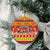 Lithuania Christmas Ceramic Ornament Lietuva Santa Claus With Reindeer - Wonder Print Shop