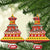 Lithuania Christmas Ceramic Ornament Lietuva Santa Claus With Reindeer - Wonder Print Shop