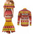 custom-lithuania-christmas-couples-matching-mermaid-dress-and-long-sleeve-button-shirt-lietuva-santa-claus-with-reindeer
