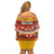 Custom Lithuania Christmas Family Matching Off Shoulder Short Dress and Hawaiian Shirt Lietuva Santa Claus With Reindeer - Wonder Print Shop