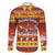 Custom Lithuania Christmas Family Matching Puletasi Dress and Hawaiian Shirt Lietuva Santa Claus With Reindeer - Wonder Print Shop