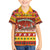 Custom Lithuania Christmas Kid Hawaiian Shirt Lietuva Santa Claus With Reindeer - Wonder Print Shop