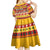 Custom Lithuania Christmas Kid Short Sleeve Dress Lietuva Santa Claus With Reindeer - Wonder Print Shop