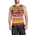 Custom Lithuania Christmas Men Tank Top Lietuva Santa Claus With Reindeer - Wonder Print Shop