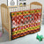 Custom Lithuania Christmas Quilt Lietuva Santa Claus With Reindeer - Wonder Print Shop