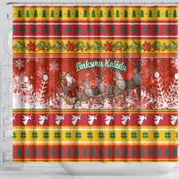 custom-lithuania-christmas-shower-curtain-lietuva-santa-claus-with-reindeer