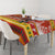 Custom Lithuania Christmas Tablecloth Lietuva Santa Claus With Reindeer - Wonder Print Shop