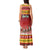 Custom Lithuania Christmas Tank Maxi Dress Lietuva Santa Claus With Reindeer - Wonder Print Shop