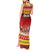 Custom Lithuania Christmas Tank Maxi Dress Lietuva Santa Claus With Reindeer - Wonder Print Shop