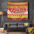 Custom Lithuania Christmas Tapestry Lietuva Santa Claus With Reindeer - Wonder Print Shop