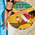 Custom Jamaica Christmas Beach Blanket Jumieka Santa Lion - Wonder Print Shop