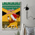 Custom Jamaica Christmas Canvas Wall Art Jumieka Santa Lion - Wonder Print Shop
