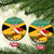 Jamaica Christmas Ceramic Ornament Jumieka Santa Lion - Wonder Print Shop