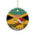 Jamaica Christmas Ceramic Ornament Jumieka Santa Lion - Wonder Print Shop