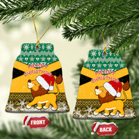 Jamaica Christmas Ceramic Ornament Jumieka Santa Lion - Wonder Print Shop