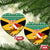 Jamaica Christmas Ceramic Ornament Jumieka Santa Lion - Wonder Print Shop